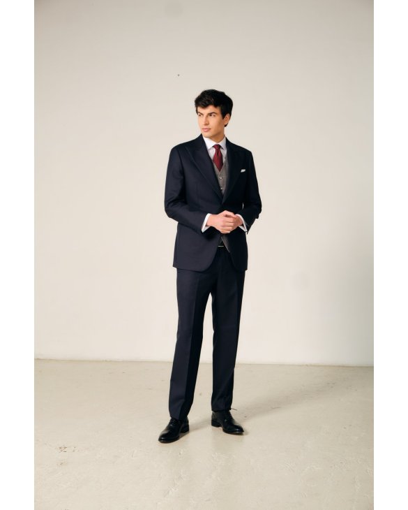 Garnitur granatowy ASTON z kompletu